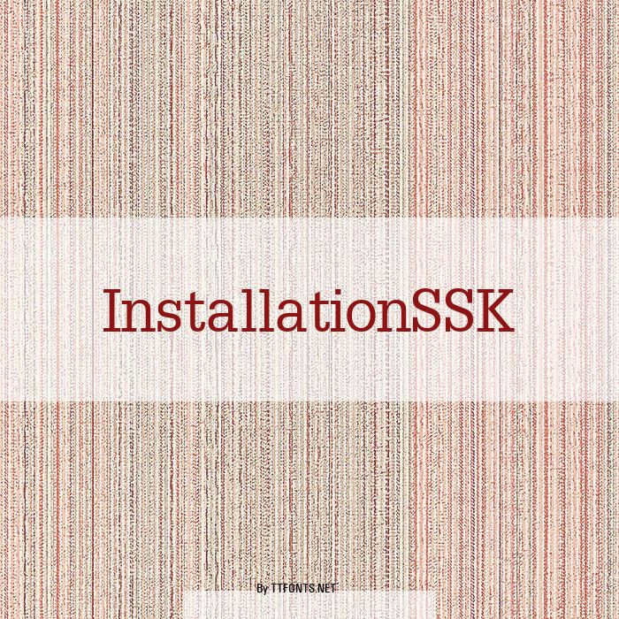 InstallationSSK example